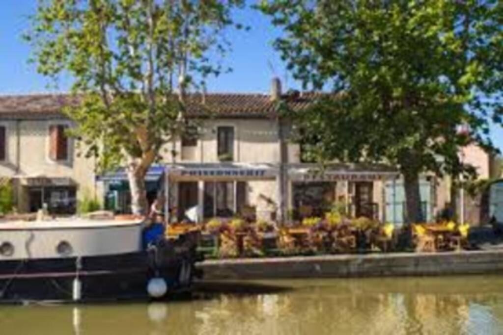 La Halte Du Canal Carcassone Kültér fotó